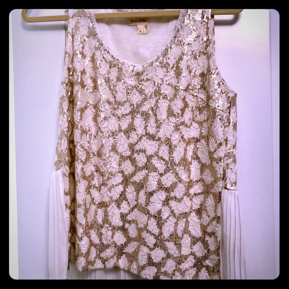 Anthro sequin top